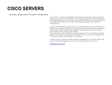 Tablet Screenshot of ciscoservers.com